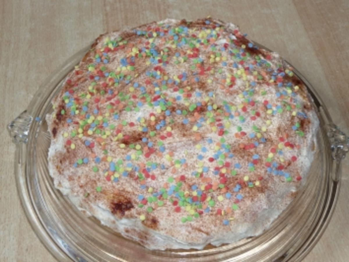 Geburtstags - Sprudel - Torte mit Pfirsichen - Rezept - Bild Nr. 2