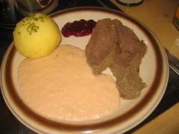 Rezept: Bayr. Schmankerl: Fränkisches Hochzeitsessen Bayr. Schmankerl: Fränkisches Hochzeitsessen - Rezept