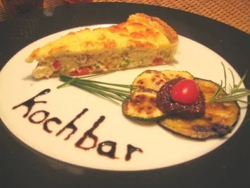 Lauwarme  Ziegenkäsetarte - Rezept