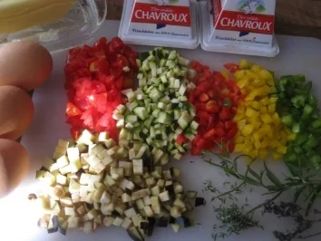 Lauwarme  Ziegenkäsetarte - Rezept - Bild Nr. 2