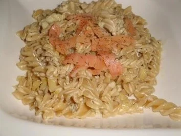 Teigwaren mit Lachssauce - Rezept - Bild Nr. 2