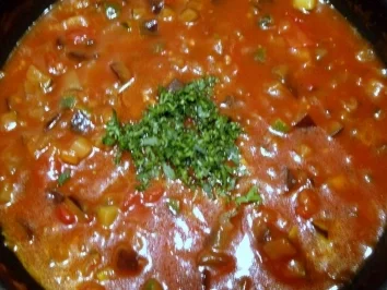 Rezept: Ratatouille-Törtchen mit Knoblauchsauce Bild Nr. 4 Ratatouille-Törtchen mit Knoblauchsauce - Rezept - Bild Nr. 4