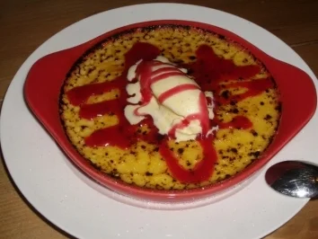 Karamellisierte Vanille-Mango-Creme - Rezept