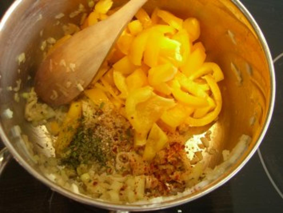 Gelbe Paprikarahmsuppe mit Ingwer - Rezept - Bild Nr. 5