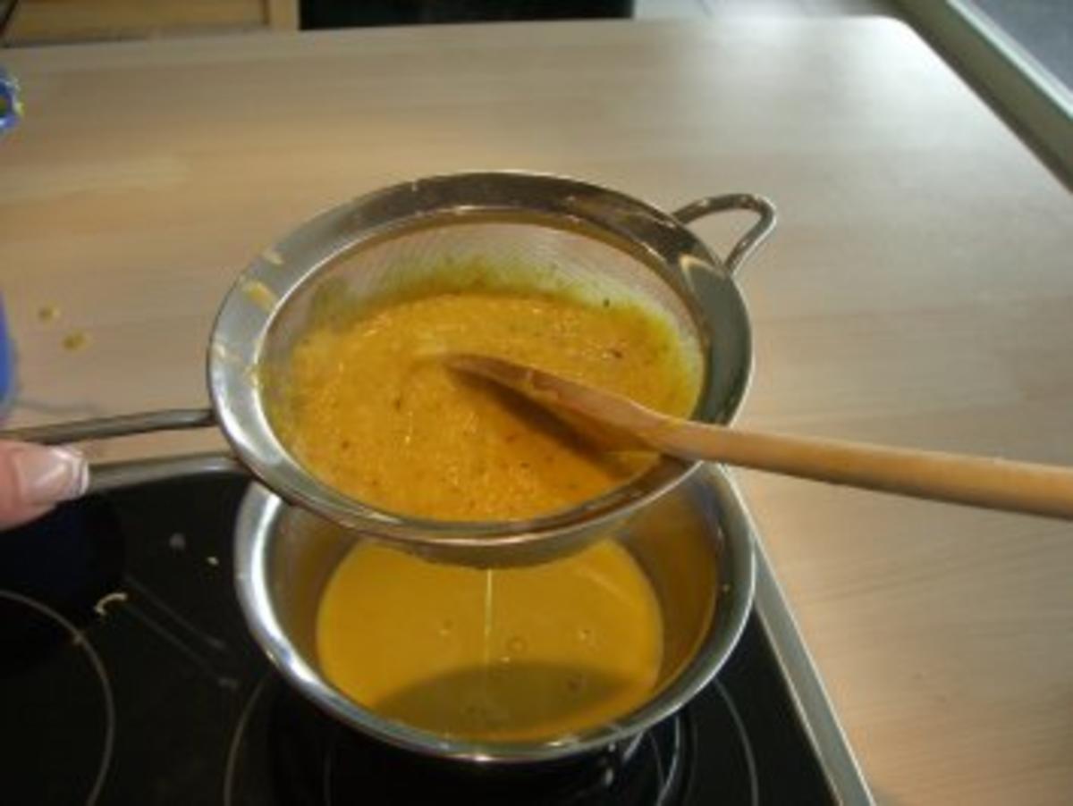 Gelbe Paprikarahmsuppe mit Ingwer - Rezept - Bild Nr. 7