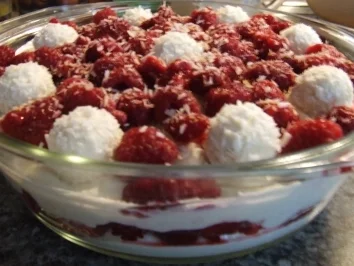 Himbeer-Raffaelo-Speise - Rezept - Bild Nr. 2