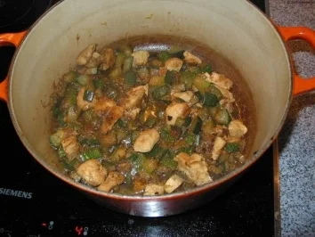 Asia Zuccinisauce zu Bandnudeln - Rezept - Bild Nr. 2