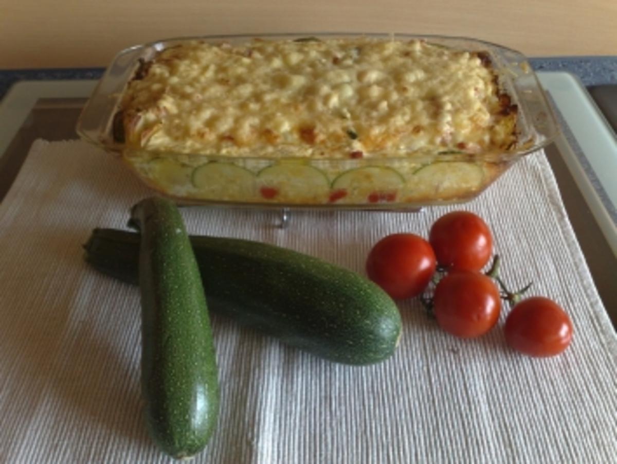 Kartoffelauflauf mit Tomaten,Zucchini und Puten Kasseler - Rezept - Bild Nr. 2
