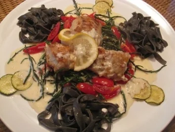 Steinbeißerfilet auf Passepierre - Algen - Rezept - Bild Nr. 8