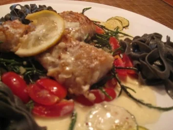 Steinbeißerfilet auf Passepierre - Algen - Rezept - Bild Nr. 9