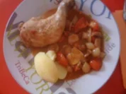 Pikant scharfer Hähnchentopf - Rezept