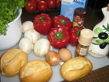 Rezept: Paprika gefüllt auf badische Art Bild Nr. 2 Paprika gefüllt auf badische Art - Rezept - Bild Nr. 2