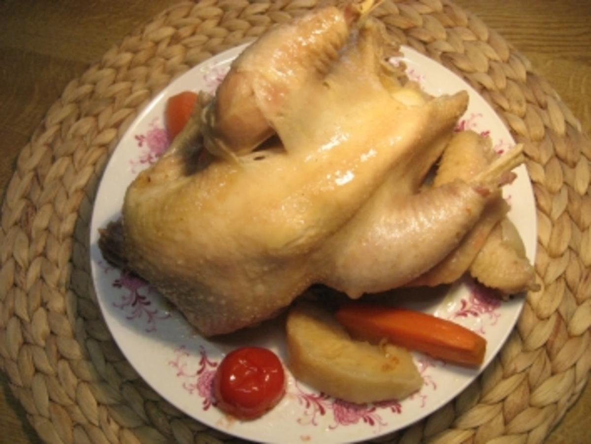 Hühnersuppe vom echten "Huhn" .... - Rezept - Bild Nr. 3