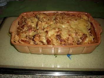 Rezept: Bayerischer Fleischkäse-Auflauf Bayerischer Fleischkäse-Auflauf - Rezept