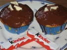 Rezept: Muffins mit Kinderschokolade Muffins mit Kinderschokolade - Rezept