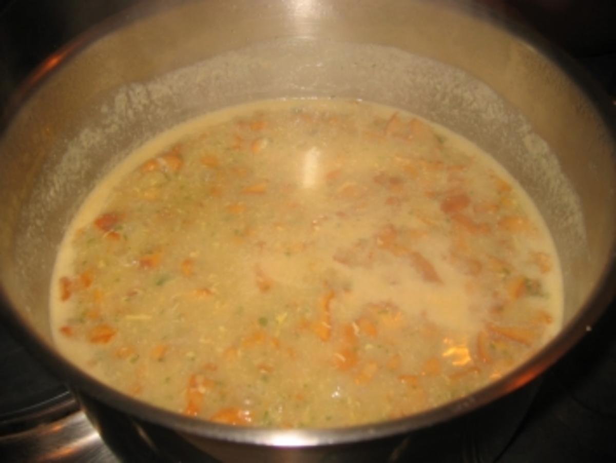 Suppe: Lisa's legierte Eierschwammerlsuppe! - Rezept