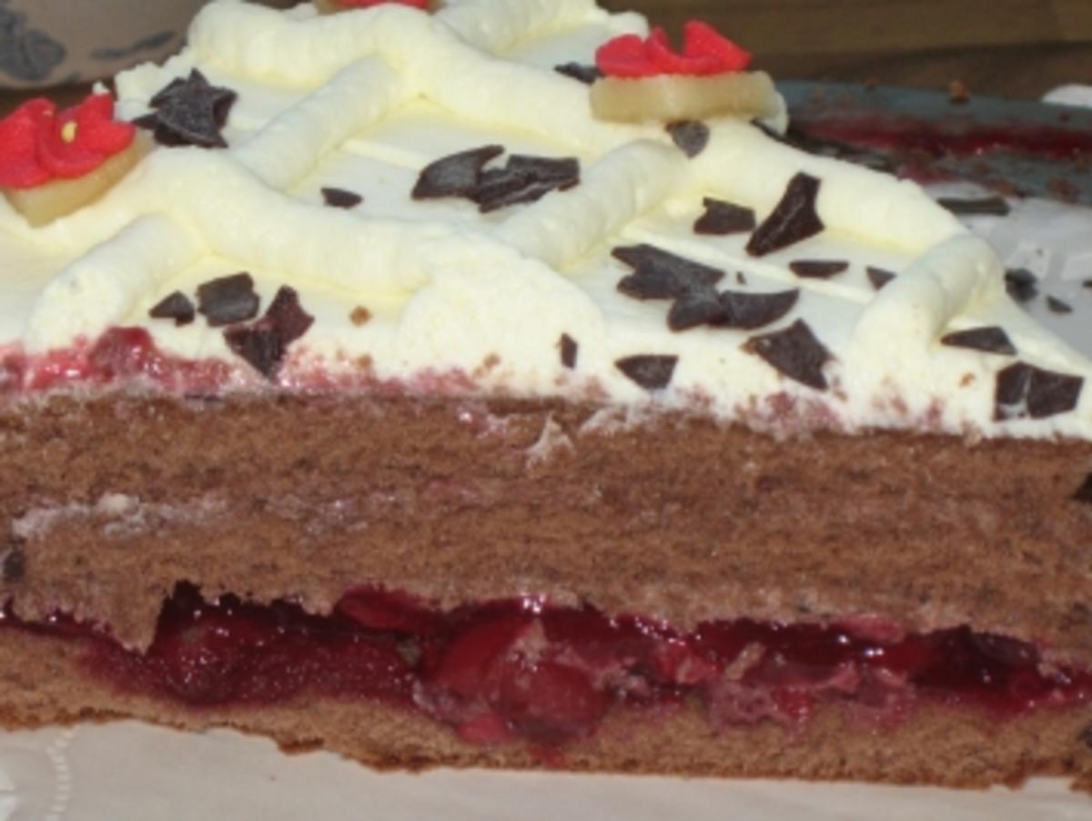 "falsche" Schwarzwälder-Kirschtorte - Rezept - Bild Nr. 6