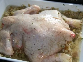 Rezept: Huhn: Brathähnchen marokanischer Art - wie aus 1001 Nacht Bild Nr. 4 Huhn: Brathähnchen marokanischer Art - wie aus 1001 Nacht - Rezept - Bild Nr. 4