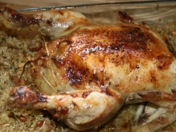 Rezept: Huhn: Brathähnchen marokanischer Art - wie aus 1001 Nacht Bild Nr. 5 Huhn: Brathähnchen marokanischer Art - wie aus 1001 Nacht - Rezept - Bild Nr. 5