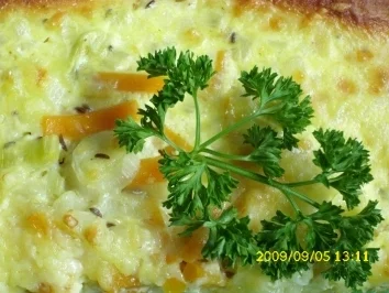 Herzhaftes Gebäck: Gemüsekuchen - Rezept