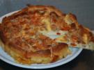Tomatenquiche mit Gorgonzolaguss - Rezept