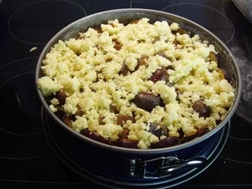 Rezept: Pflaumenkuchen mit Streusel Bild Nr. 4 Pflaumenkuchen mit Streusel - Rezept - Bild Nr. 4