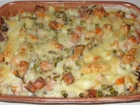 Auflauf herzhaft - Bayerisch-Sächsischer Auflauf - Rezept