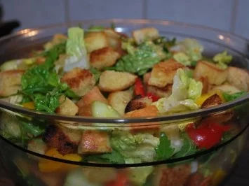 Rezept: Toskanischer Brotsalat Bild Nr. 2 Toskanischer Brotsalat - Rezept - Bild Nr. 2