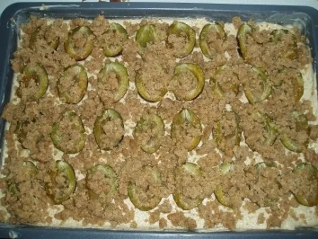 Feiner Zwetschken (Pflaumen) - Kuchen mit Streusel - Rezept - Bild Nr. 4