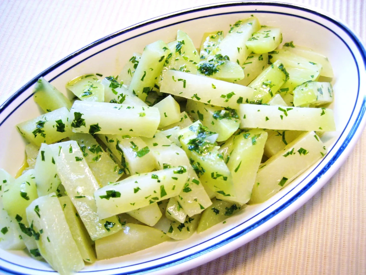 Kohlrabi gedünstet... - Rezept - Bild Nr. 3434