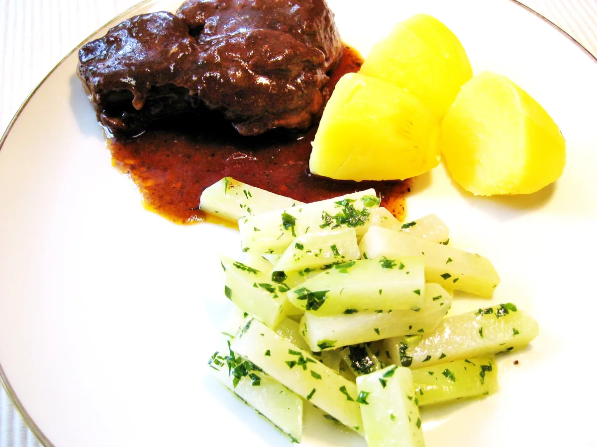 Kohlrabi gedünstet... - Rezept - Bild Nr. 3440