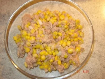 Rezept: Thunfisch-Mais Salat Thunfisch-Mais Salat - Rezept