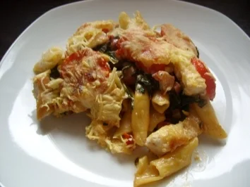 Rezept: Mangoldauflauf mit Nudeln Mangoldauflauf mit Nudeln - Rezept