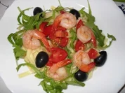 Scampi mit Knoblauchnudeln - Rezept