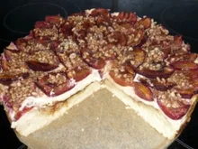 Pflaumen-Quark-Torte / Zwetschgen-Quark-Torte - Rezept