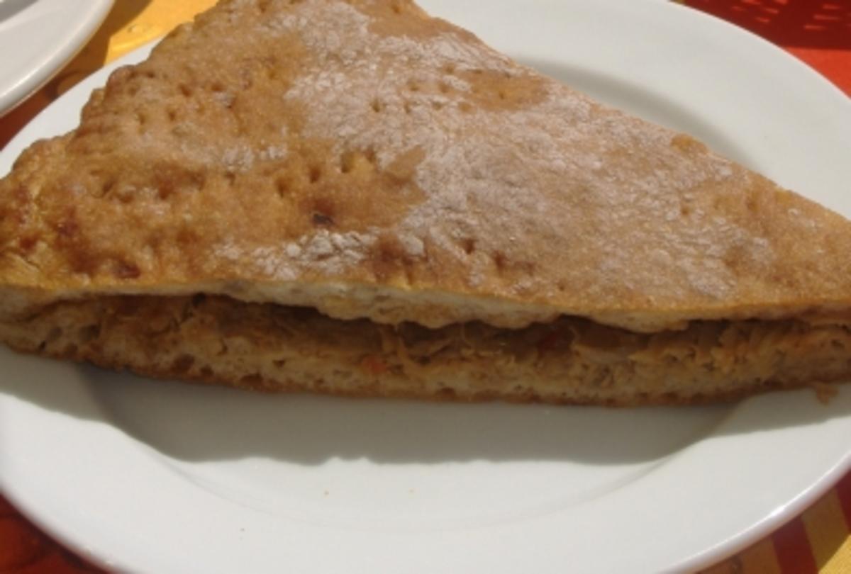 ( Galicien ) Empanada Gallega de berberechos - Rezept