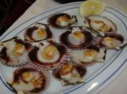 ( Galicien ) Zamburinas a la plancha - Rezept