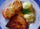 Kassler-Kotelett mit gefüllter Grilltomate - Rezept