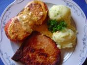 Kassler-Kotelett mit gefüllter Grilltomate - Rezept