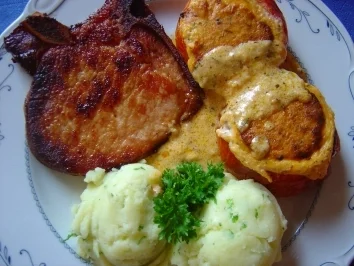 Rezept: feiner Kartoffelstampf mit Knoblauch und Petersilie Bild Nr. 2 feiner Kartoffelstampf mit Knoblauch und Petersilie - Rezept - Bild Nr. 2