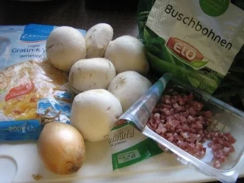 Rezept: Bohnen-Champignon-Gratin Bild Nr. 3 Bohnen-Champignon-Gratin - Rezept - Bild Nr. 3