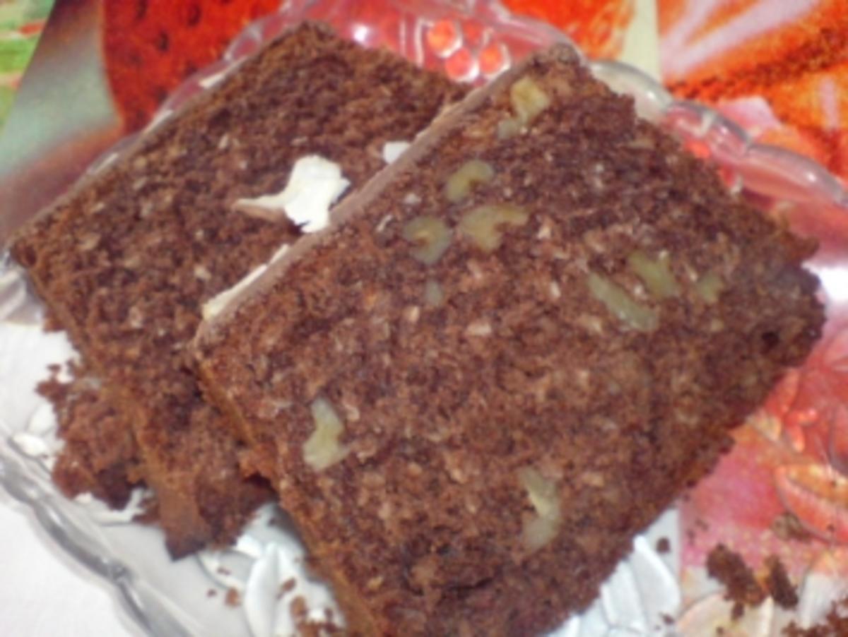 Nuss-Schokoladen-Kuchen - Rezept - Bild Nr. 3