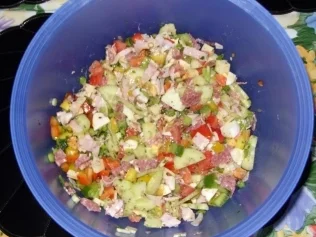 Herbstlicher-Fantasie-Nudelsalat - Rezept - Bild Nr. 3