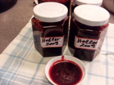 Schwarze Holundermarmelade - Rezept