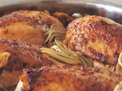 Huhn mit Aprikosenglasur - Rezept