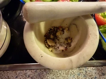 Salate: Salat mit Hähnchenbrust - Rezept - Bild Nr. 3