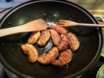 Salate: Salat mit Hähnchenbrust - Rezept - Bild Nr. 4