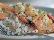 Garnelen mit Kokosreis - Rezept
