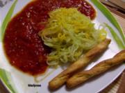 Zucchinispaghetti All´Arrabbiata  (Spiralschneider-Rezept) - Rezept