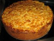Apfel-Rosinen-Bienenstich - Rezept